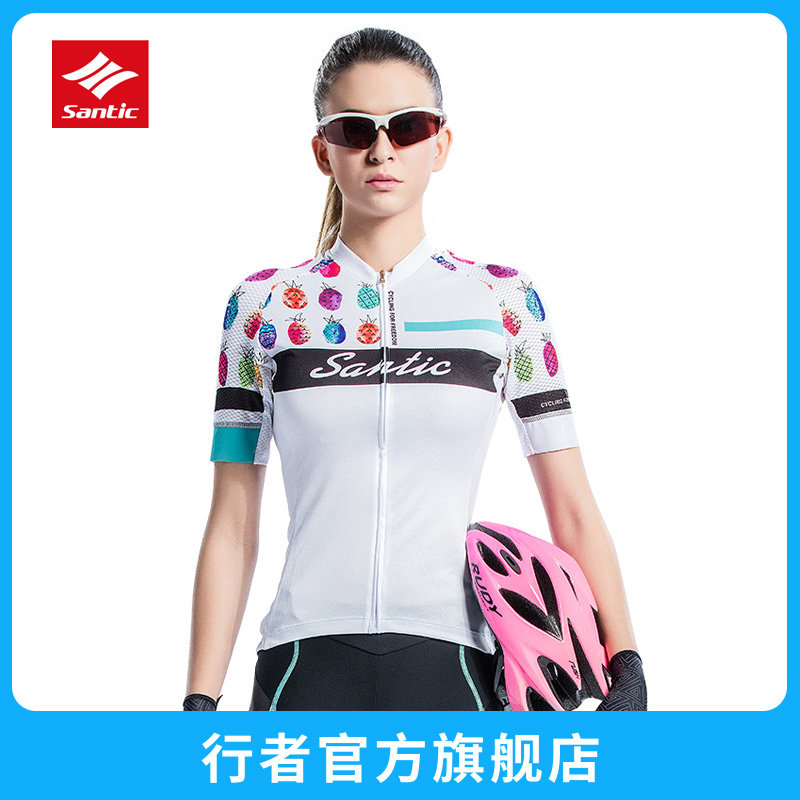 Santic森地客 19新品骑行服夏季 单车服骑行装备排汗防晒 女款|msdalam kategori Bike/Berbasikal Equipment/Parts, Riding Apparel/Berbasikal Equipment, Jersey - dari Buy2taobao.com untuk memberikan perkhidmatan ejen Taobao profesional membeli