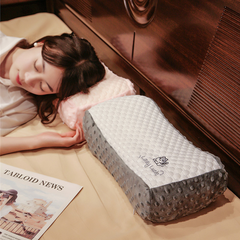 记忆棉枕头枕芯学生双面护颈椎助睡眠超软睡觉小枕头单人专用整头