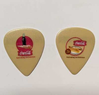绝版古董可口可乐 联名fernandes 吉他拨片 收藏型