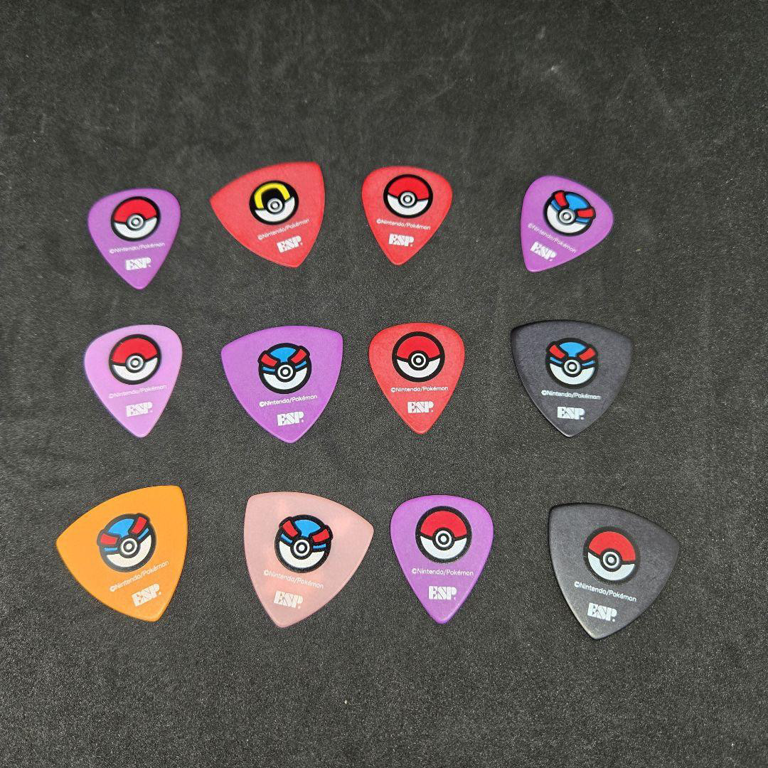 现货日产绝版ESP任天堂 联名口袋妖怪 精灵宝宝电吉他拨片