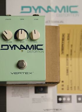 绝版Vertex Dynamic Distortion失真单块效果器