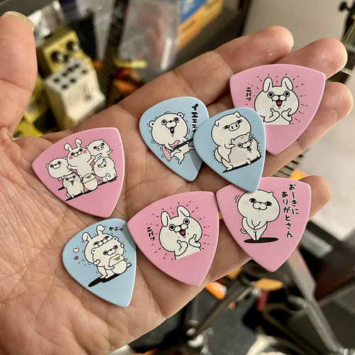 日产 Esp yoshi stamp 卡通图案联名吉他拨片