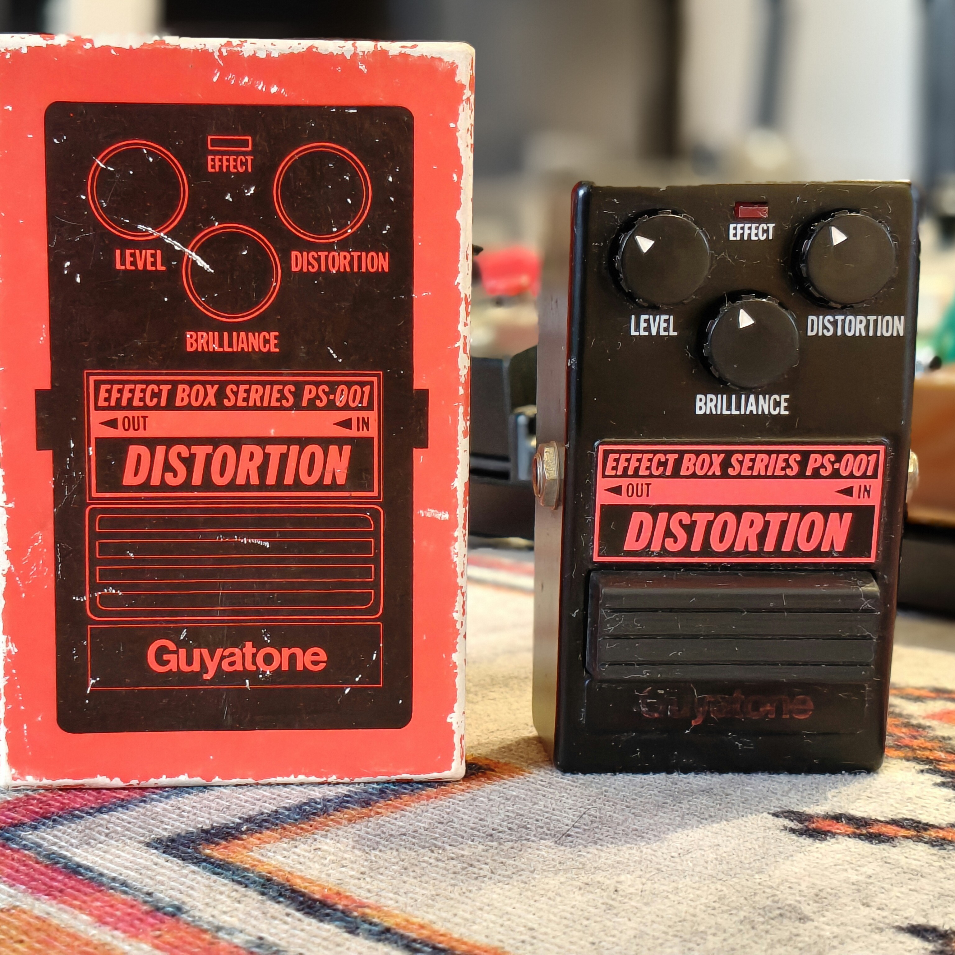 绝版GUYATONE PS-001失真单块效果器80年代