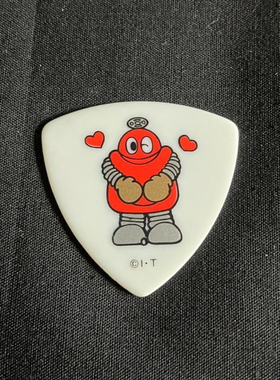 绝版 Fernandes 可爱机器人/大三角 吉他拨片 ！