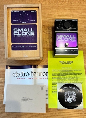 sold 绝版木盒ehx-smallclone 合唱单块效果器