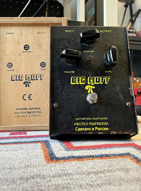 现货ehx-bigmuff 俄产木盒muff fuzz 单块效果器