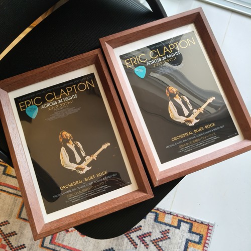 绝版eric clapton 24nights 演唱会海报加拨片套装