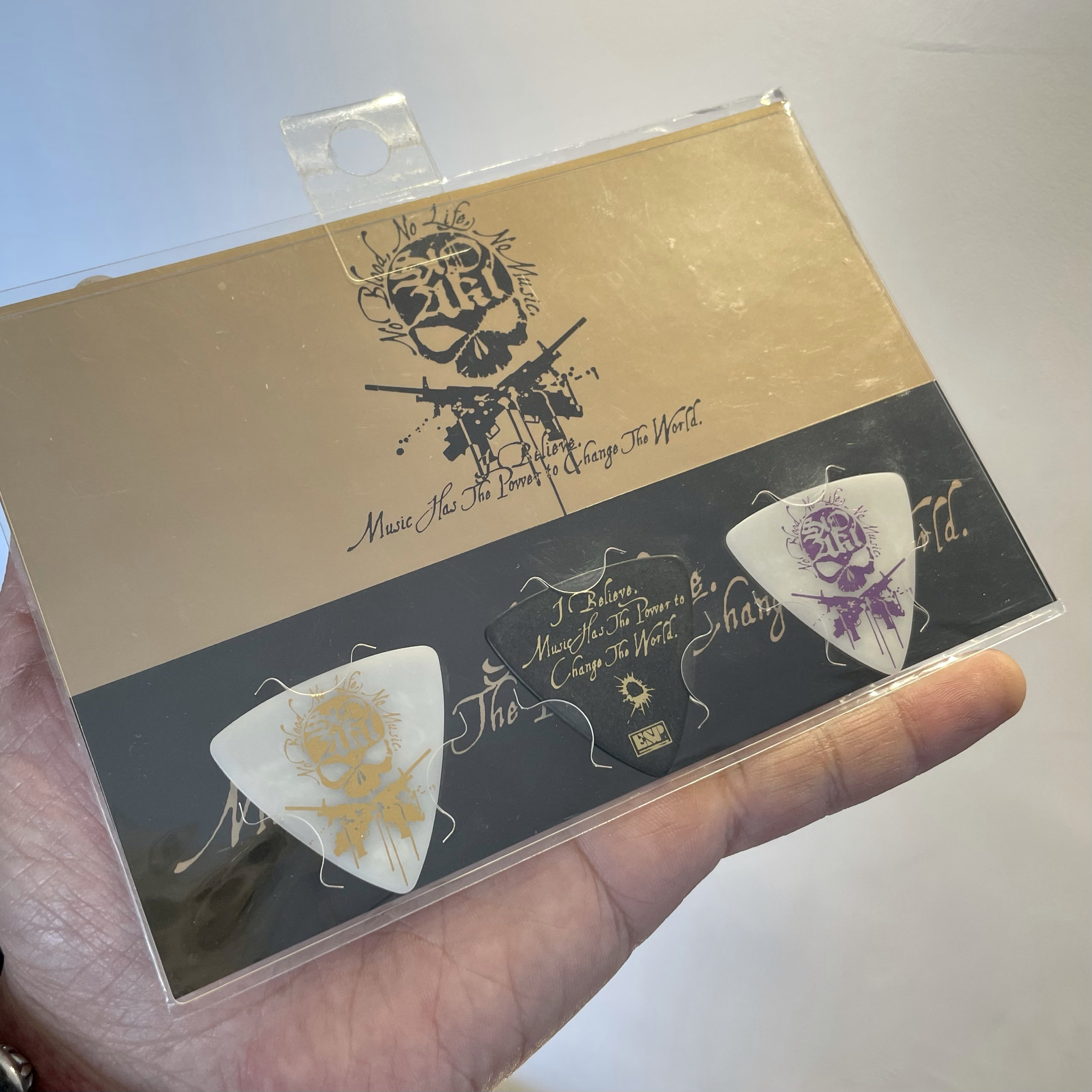 日产ESP限量SID 吉他拨片套装skull white 全新现货