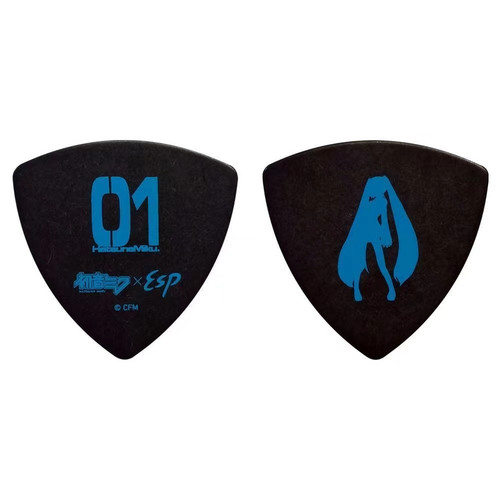 日产esp 初音未来 蓝色 限定 吉他拨片