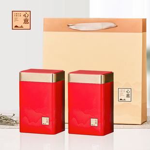 大号方形茶叶罐铁罐通用大叶茶毛峰单丛白茶红茶包装罐空盒可定制