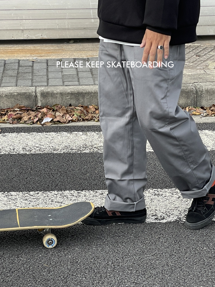 PKS skate 纯色美系街头滑板灰色风格工装裤 非dks 874 男装 休闲裤 原图主图