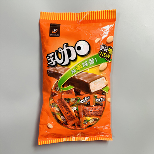 中国台湾原产零食宏亚77乳加花生夹心巧克力休闲零食372g