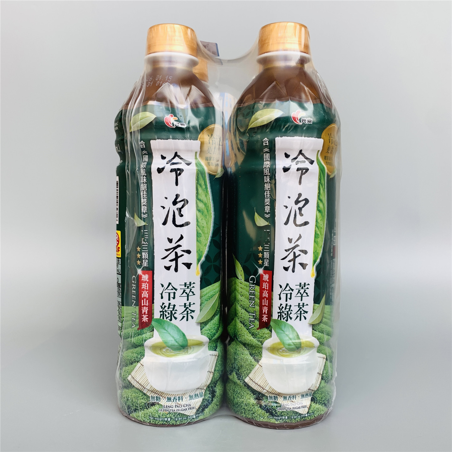 台湾光泉冷泡茶冷萃绿茶4瓶