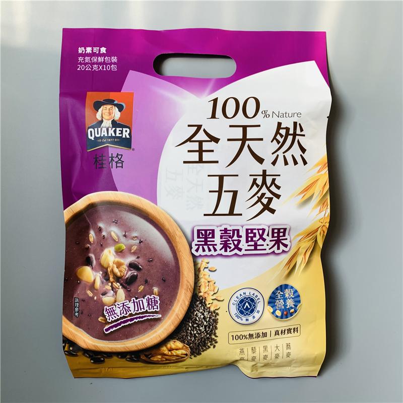 台湾原装桂格五麦黑谷坚果麦片