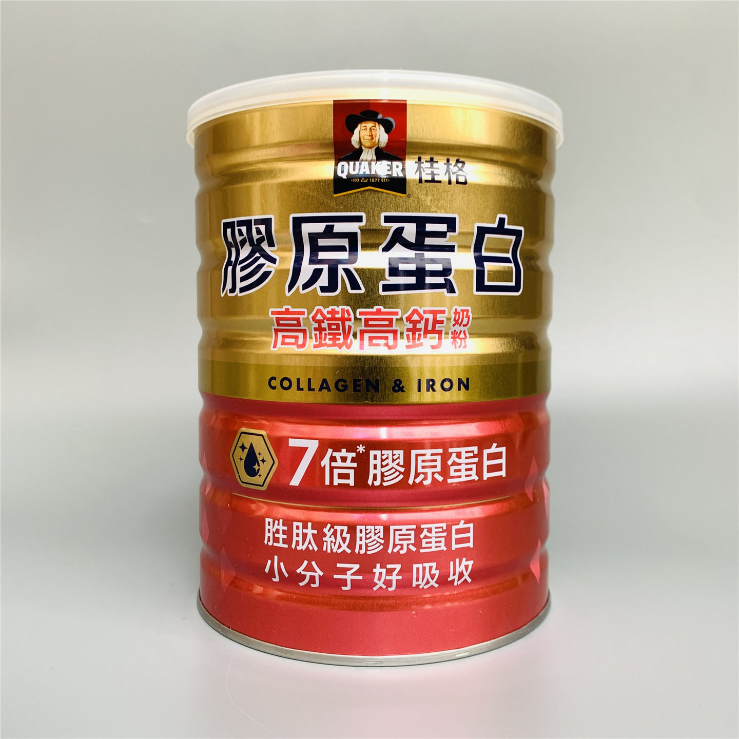 台湾采购 桂格高铁高钙胶原蛋白女士成人脱脂奶粉 750g