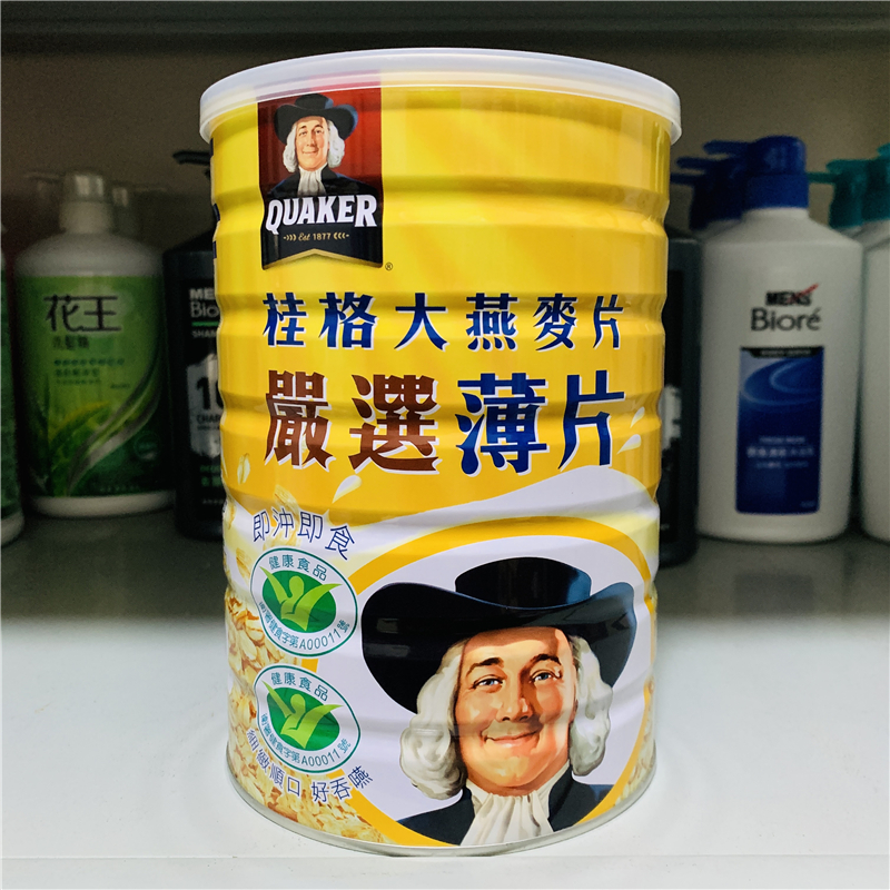 桂格大燕麦片即食营养早餐800g