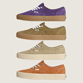 Vans 低帮复古板鞋 Authentic麂皮翻毛皮生胶底男女鞋 休闲鞋