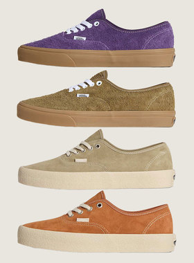 Vans Authentic麂皮翻毛皮生胶底男女鞋休闲鞋低帮复古板鞋