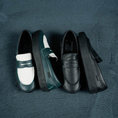 皮革圆头时尚 Vans 一脚蹬秋 男女单鞋 通勤工鞋 Skate Loafer乐福鞋