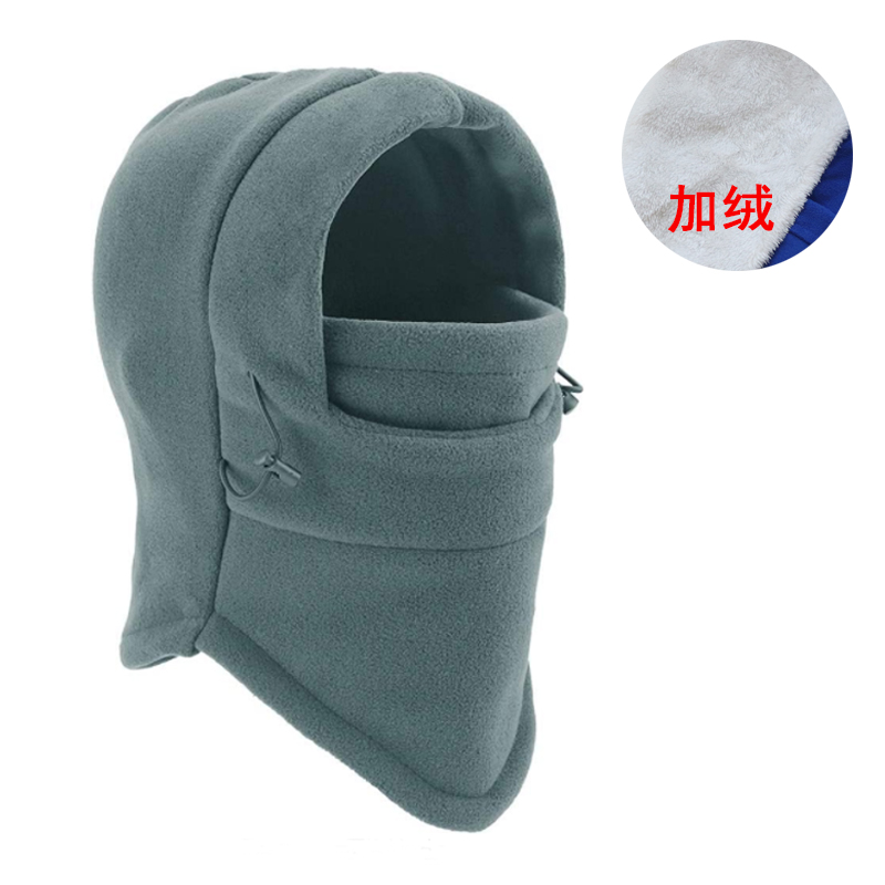 一体式帽子冬季骑行男女款