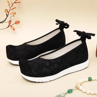 男士汉服鞋中国风增高绣花鞋男款弓鞋中式婚鞋明制男生古装鞋子