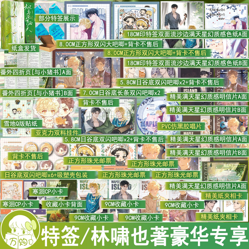 特签 枫岛没有雨天 林啸也著原名学不乖 年上破镜重圆酸涩文双男主青春文学原耽实体书正版妙绝图书WE-48