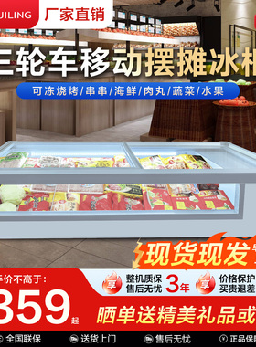 【厂家直销】移动户外摆摊保鲜柜