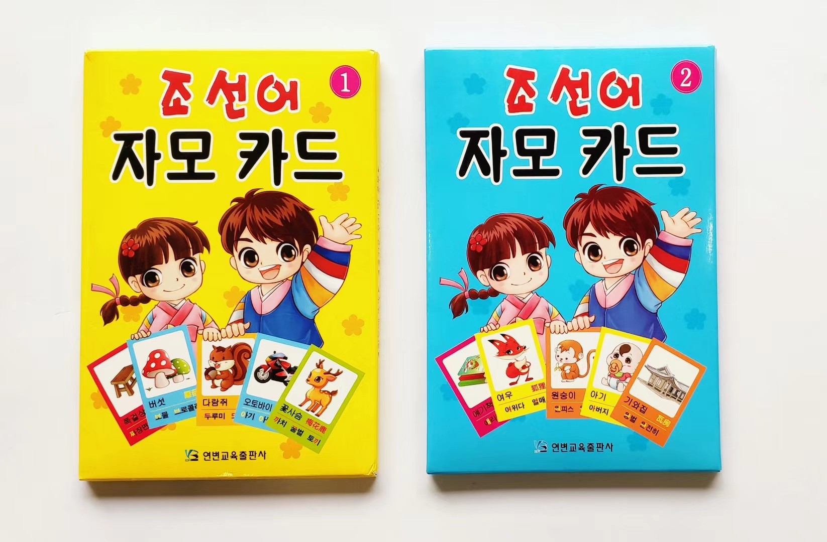 朝鲜语字母卡/启蒙/认知/学前教育/教学参考资料卡片式玩具