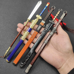 唐朝古代冷兵器 李星云唐横刀越王勾践剑秦始皇拔刀武器金属模型