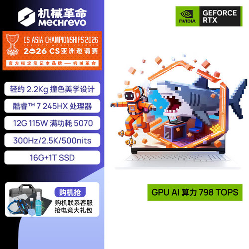 MECHREVO/机械革命 极光 极光X/pro酷睿HX/AIPC/RTX50系独显电脑