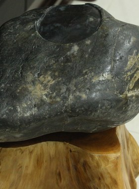 新疆和田墨玉45.15公斤和田玉墨玉籽料聚墨和田玉