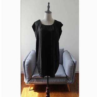 w*n hun**ed 丹麦超小众 简约质感 立体剪裁真丝连衣裙