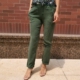 ari 绿色收腿裤 elie 时髦有型 百搭经DIAN