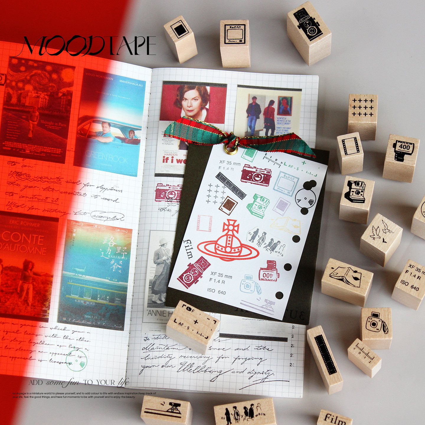 moodtape.木质印章套装