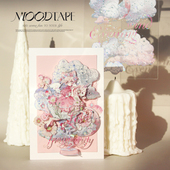 moodtape.诗歌如云云朵原创手帐胶带咕卡贴纸pet窗户胶带可爱文具