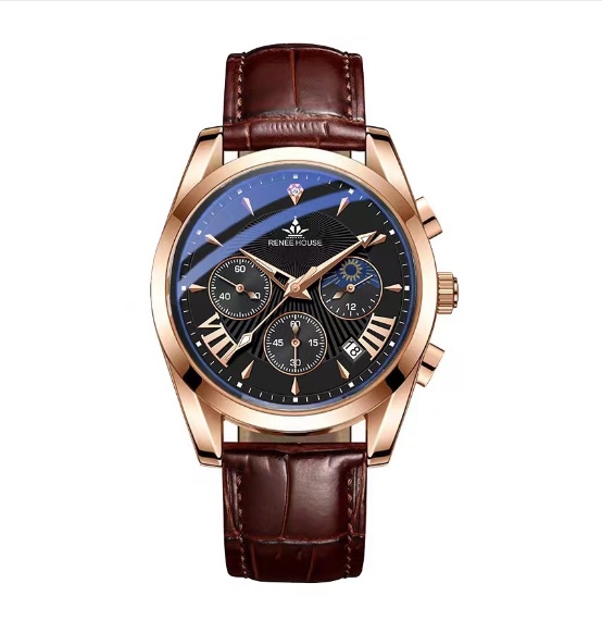 瑞尼世家黑金游艇真钻手表