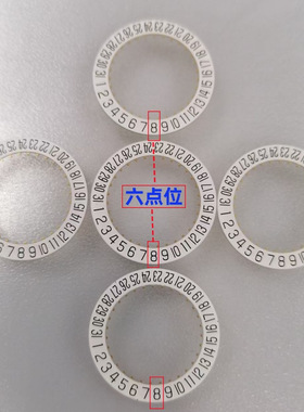 原装瑞士手表机芯ETA 2824-2 2836 日历盘 单日历 白色/黑色/黄色