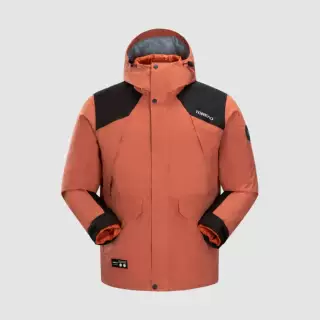 探路者冲锋衣 男女秋冬户外新款保暖防风套羽绒TAWWBK91607/92608