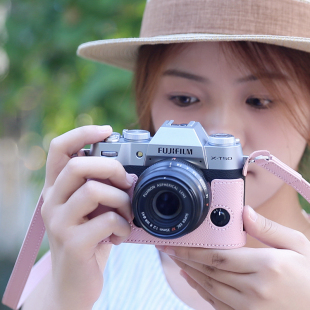 富士XT5保护套xe5XS20XT30二代X100VIXS10XM5相机包配件真皮套壳