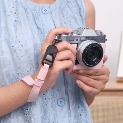 相机腕带真皮手绳富士xs20xm5x100vixt50xt30三代佳能r50尼康索尼