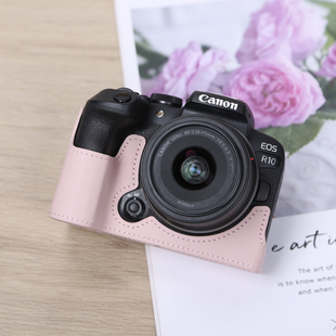 佳能R10保护套R8R7RPR62二代R52相机包壳配件皮套真皮R100R50V