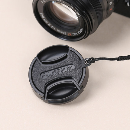 镜头盖防丢绳适用于富士xm5xs20xt50x100vixt30二代15-45/18-55等