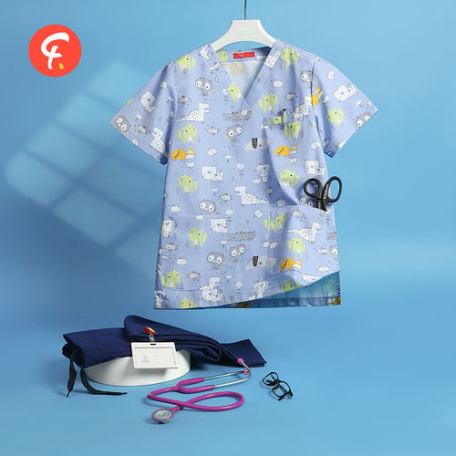 法然/Faran手术服印花透气