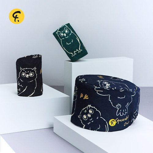 法然/Faran无檐帽棉秋冬烫金印花