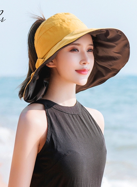 【UPF50+】防晒帽女夏季防紫外线