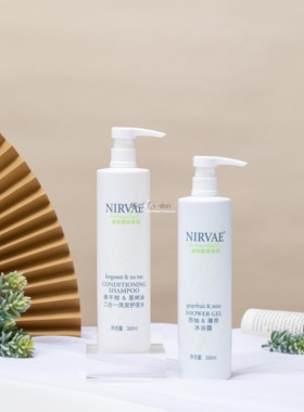 NIRVAE 万枫酒店洗发水沐浴露 植物萃取系列 360ml(非万怡款)