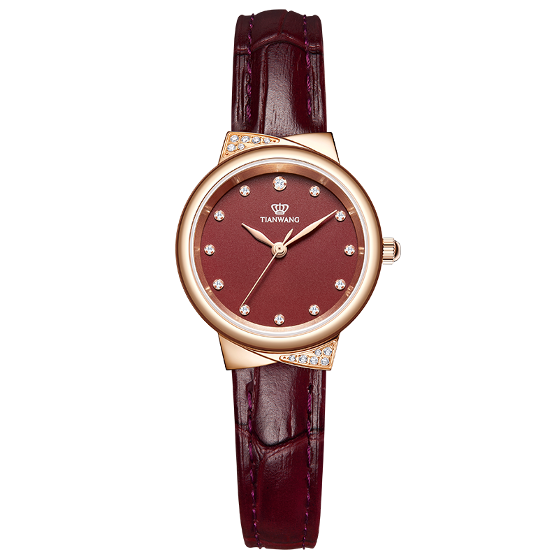 天王奥莱正品小棕表猫耳朵元素石英女士手表女款3951送女生的礼物