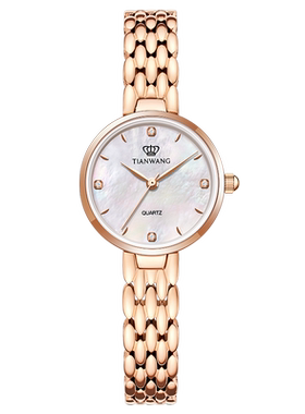 天王表奥莱正品美人鱼手表精致百搭女表石英防水表女士表LS31385