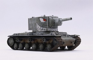 模型网 代工成品 非碘制作 1/35 号手 00312 KV-2 大嘴雪地涂装