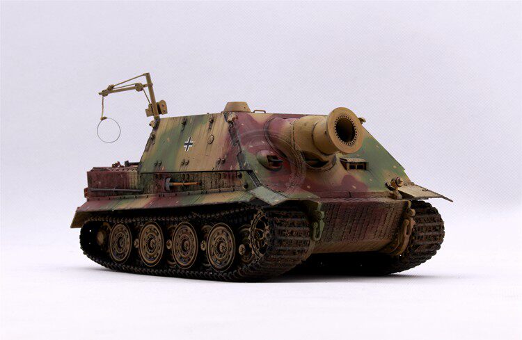 模型网 代工成品 非碘制作 AFV35103 1/35突击虎 38mm自行臼炮